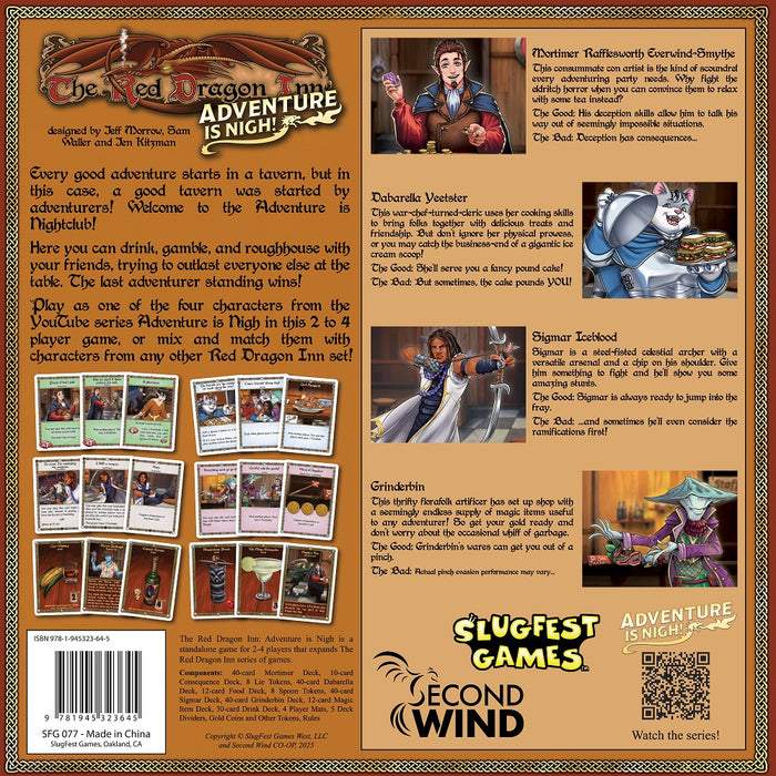 The Red Dragon Inn Adventure Is Nigh - Pastime Sports & Games