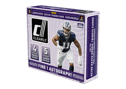 2023 Panini Clearly Donruss NFL Football Hobby Box - Pastime Sports & Games