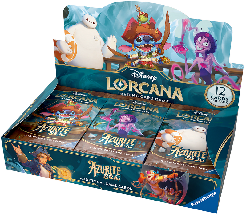 Disney Lorcana Azurite Sea Booster Box/Case PRE ORDER