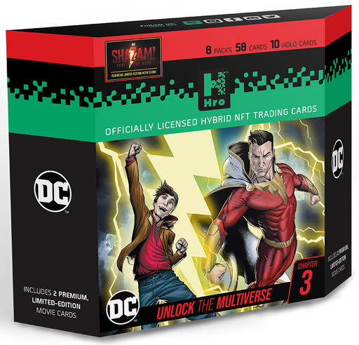 Hro DC Chapter 3 Shazam Fury Of The Gods NFT Trading Cards Starter Set - Pastime Sports & Games