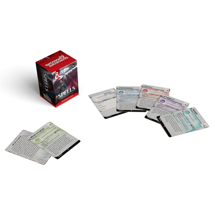Dungeons & Dragons Trove Spells 2 Levels 2-3 Reference Cards