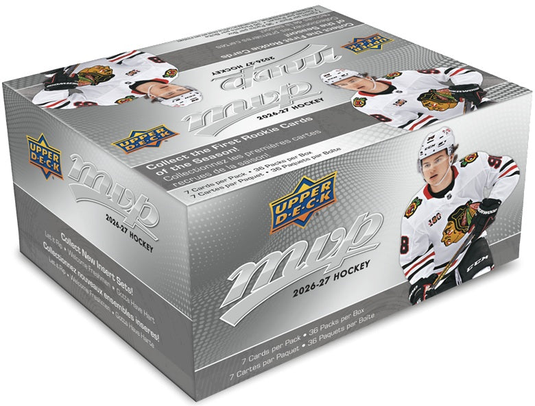 2026/27 Upper Deck MVP NHL Hockey Retail Box/Case PRE ORDER