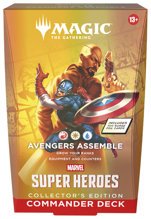 Magic The Gathering Marvel Super Heroes Commander Collector's Edition Deck/Case - Pastime Sports & Games