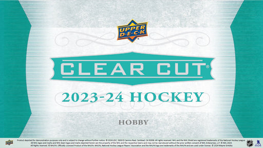 2023/24 Upper Deck Clear Cut NHL Hockey Hobby Box PRE ORDER