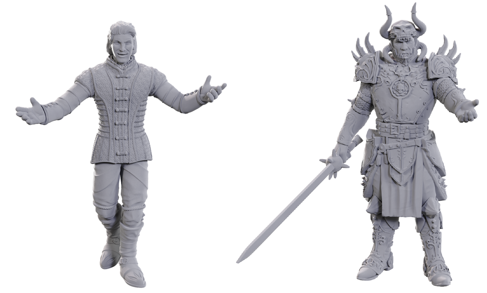 Nolzur's Marvelous Miniatures Baldur's Gate 3 Special Edition Sarevok Anchev & Raphael - Pastime Sports & Games