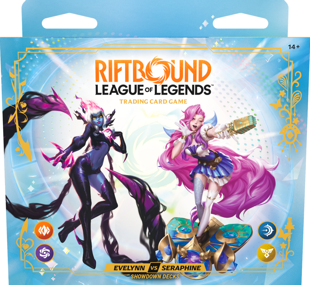Riftbound League Of Legends Radiance Evelynn VS Seraphine Showdown Deck - Pastime Sports & Games