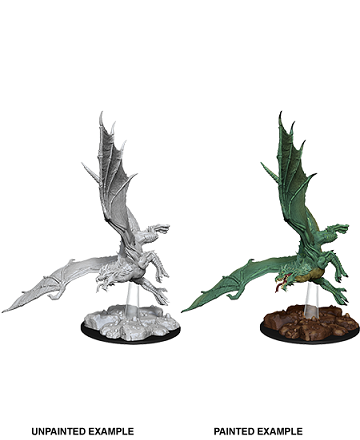 Nolzur's Marvelous Miniatures Young Green Dragon - Pastime Sports & Games