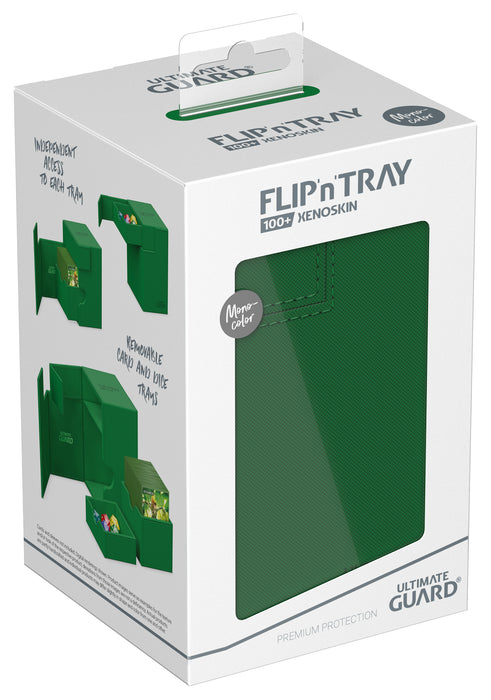 Flip'n'Tray 100+ Xenoskin Mono-Color Deck Case - Pastime Sports & Games