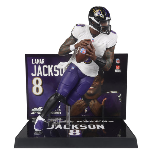 Lamar Jackson Baltimore Ravens 7" NFL Legacy Series Posed Figure