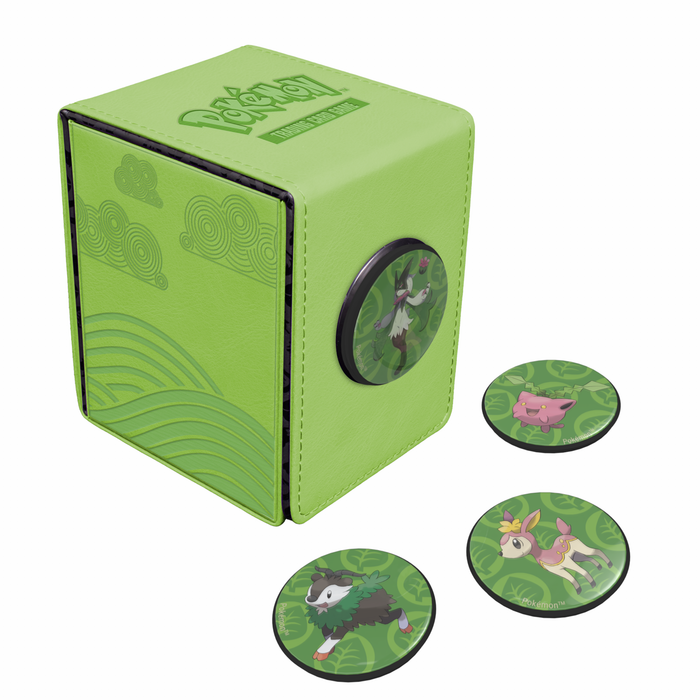 Ultra Pro Alcove Click Deck Box Pokemon Morning Meadows - Pastime Sports & Games