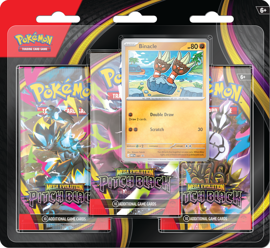 Pokemon Pitch Black 3-Pack Blister Pack/Case - Pastime Sports & Games