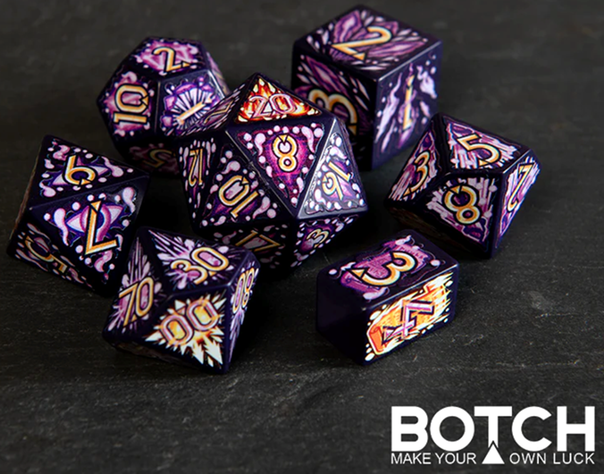 Botch Dice Arcane Assault 7-Piece Dice Set