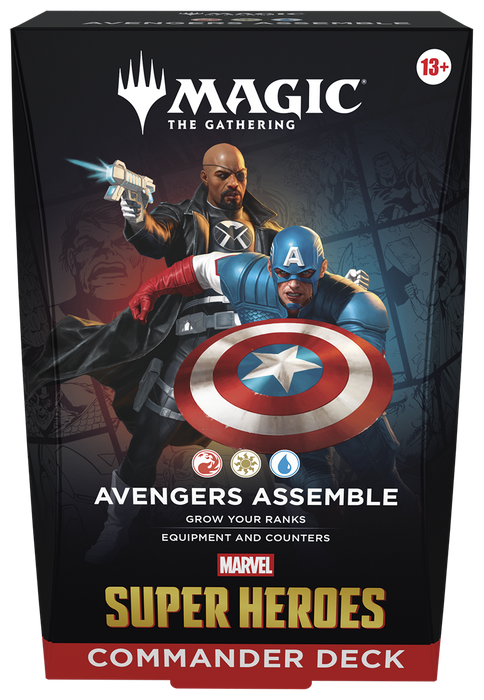 Magic The Gathering Marvel Super Heroes Commander Deck/Case - Pastime Sports & Games