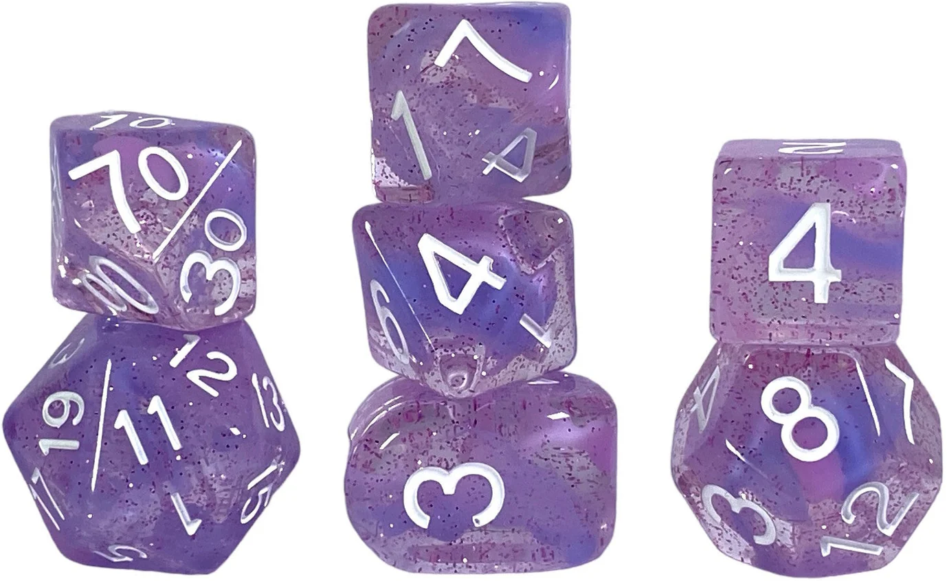 Diffusion 7-Piece Dice Set Tricksy Pixie