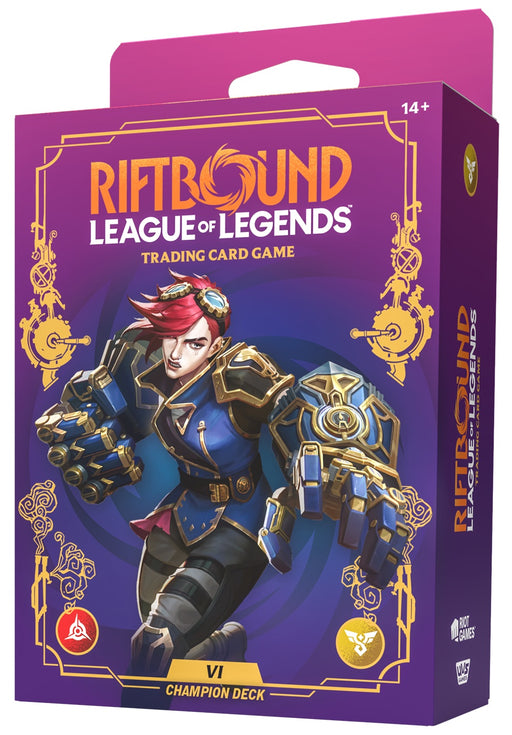 Riftbound League Of Legends Unleashed Champion Deck Vi/Vex - Pastime Sports & Games