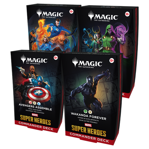 Magic The Gathering Marvel Super Heroes Commander Deck/Case - Pastime Sports & Games