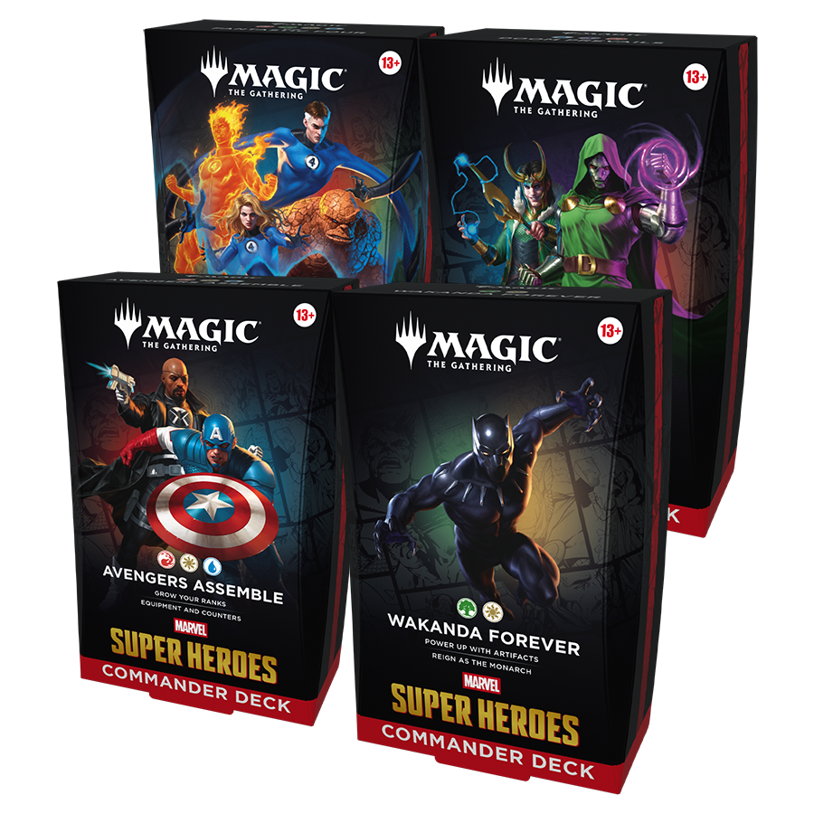 Magic The Gathering Marvel Super Heroes Commander Deck/Case - Pastime Sports & Games