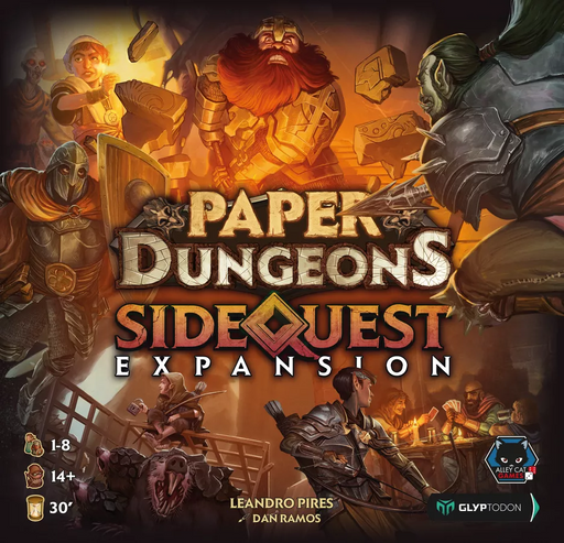 Paper Dungeon Side Quest Expansion - Pastime Sports & Games