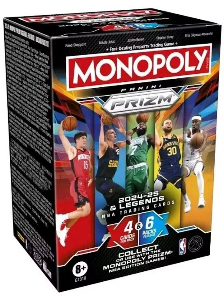 2024/25 Panini Prizm Monopoly NBA Basketball Blaster Box / Case - Pastime Sports & Games