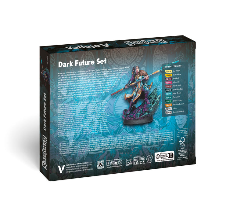 Squidmar Miniatures Dark Future Paint Set