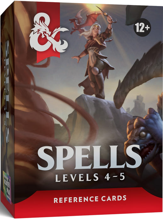 Dungeons & Dragons Trove Spells 3 Levels 4-5 Reference Cards