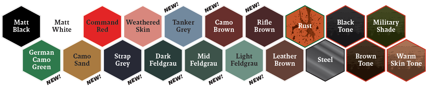 The Army Painter Historical WWII German Paint Set - Pastime Sports & Games