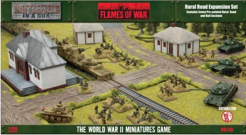 Battlefield In A Box Travel Rural Road Expansion Set Limited Edition