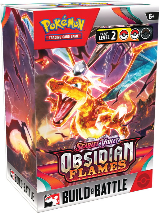 Pokemon Obsidian Flames Build & Battle Box PRE ORDER - Pastime Sports & Games