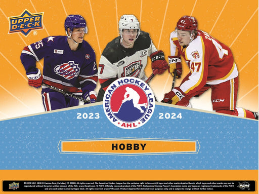 2023/24 Upper Deck AHL Hockey Hobby Box PRE ORDER - Pastime Sports & Games