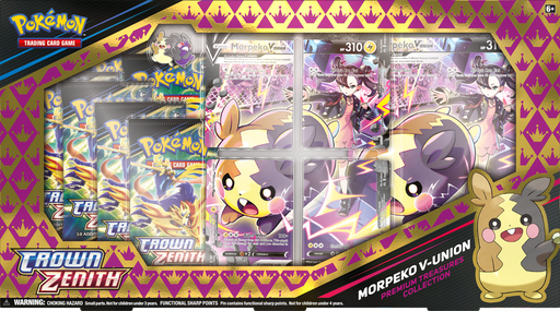 Pokemon Crown Zenith Morpeko V-Union Premium Treasures Collection - Pastime Sports & Games