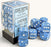 Speckled 12-Piece Six Sided 16mm Dice Set Ocean Stone