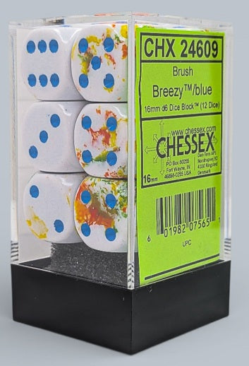 Brush 7-Piece Dice Set Breezy with Blue