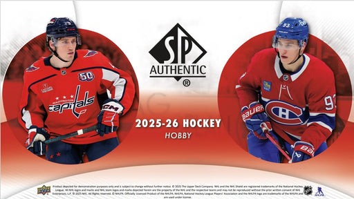 2025/26 Upper Deck SP Authentic NHL Hockey Hobby Box/Case - Pastime Sports & Games