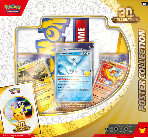 Pokemon 30th Celebrations Poster Collection Box/Case PRE ORDER