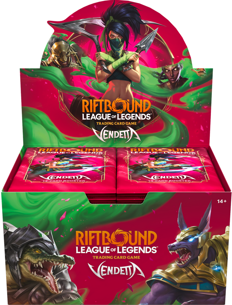 Riftbound League Of Legends Vendetta Booster Box/Case - Pastime Sports & Games