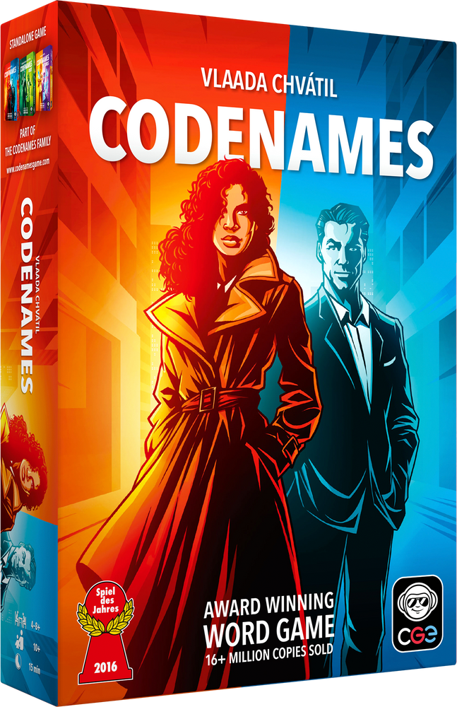 Codenames Second Edition Table Top Board Game - Pastime Sports & Games