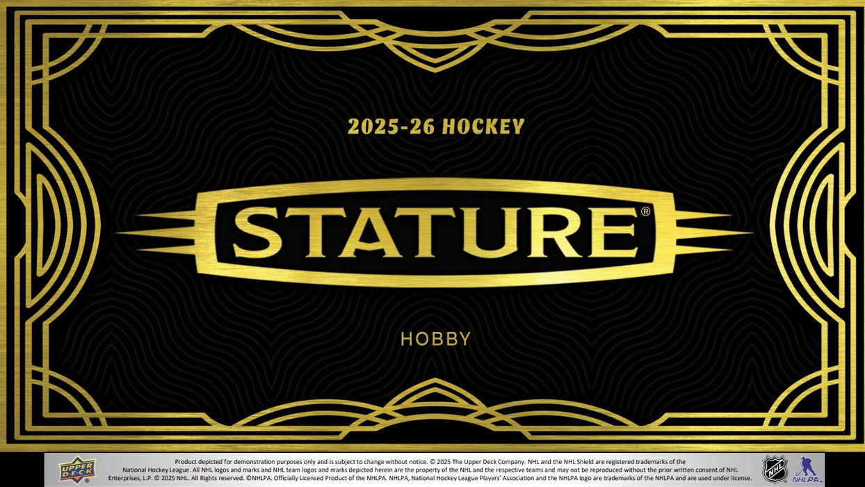 2025/26 Upper Deck Stature Hockey Hobby Box/Case - Pastime Sports & Games