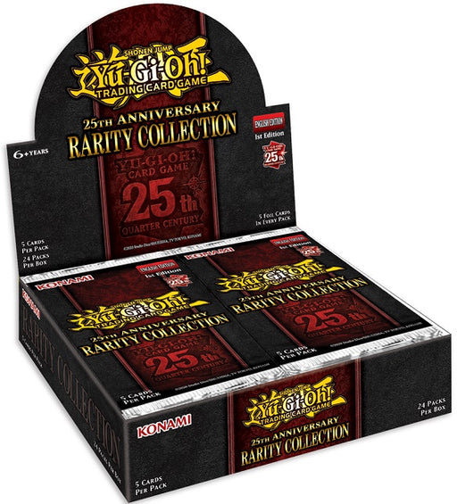 Yu-Gi-Oh! 25th Anniversary Rarity Collection Booster Box / Case - Pastime Sports & Games