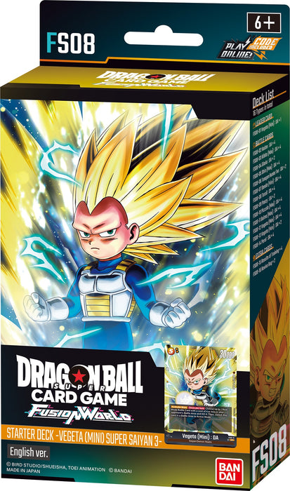 Dragon Ball Super Fusion World Starter Deck Vegeta (Mini) Super Saiyan 3 - Pastime Sports & Games