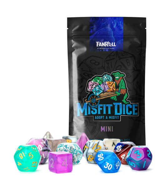 Misfit Dice Mystery 14-Piece Mini Dice Set - Pastime Sports & Games