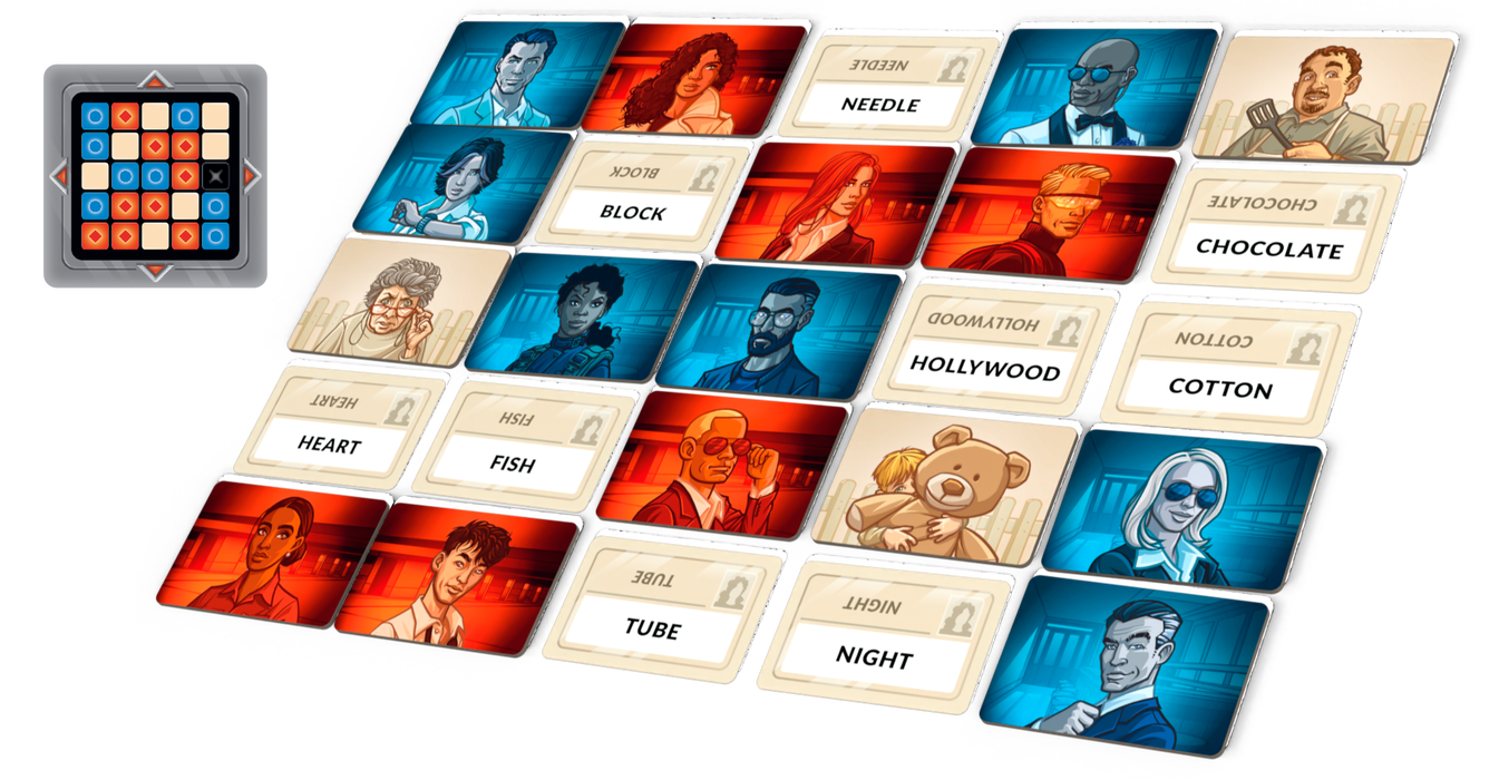 Codenames Second Edition Table Top Board Game - Pastime Sports & Games