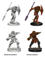 Nolzur's Marvelous Miniatures Dragonborn Fighter With Spear (73340) - Pastime Sports & Games