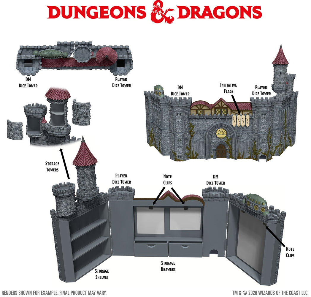 Dungeons & Dragons Replica of the Realms Castle Ravenloft Dungeon Master Screen PRE ORDER