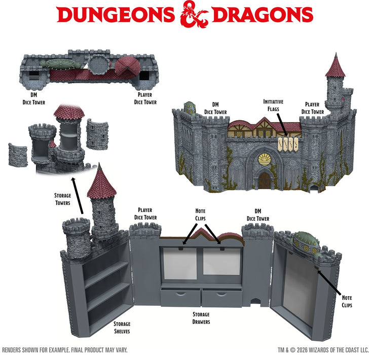 Dungeons & Dragons Replica of the Realms Castle Ravenloft Dungeon Master Screen PRE ORDER