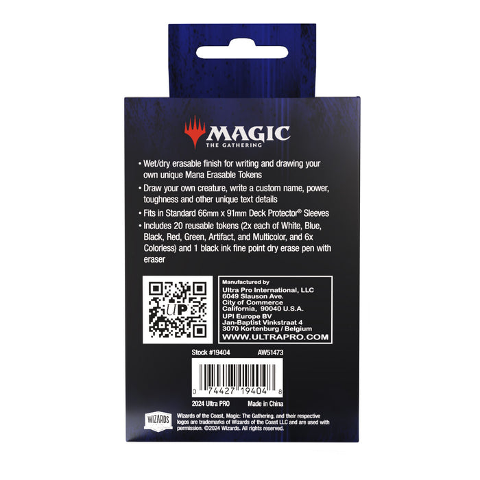 Ultra Pro Magic The Gathering Erasable Tokens - Pastime Sports & Games