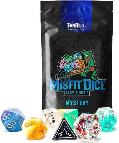 Misfit Dice Mystery 7-Piece Dice Set - Pastime Sports & Games
