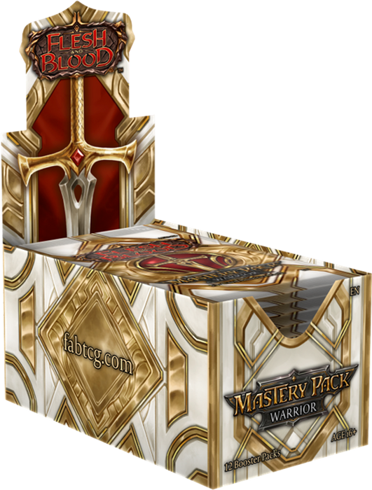 Flesh & Blood Mastery Pack Warrior Booster Box - Pastime Sports & Games