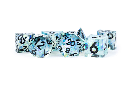 MDG 7-Piece Dice Set Sharp Edge Captured Frost - Pastime Sports & Games