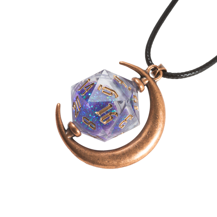 Night Sky D20 Necklace