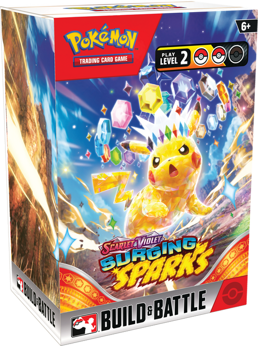 Pokemon Surging Sparks Build & Battle Box (Includes 4 Boosters & Promo)